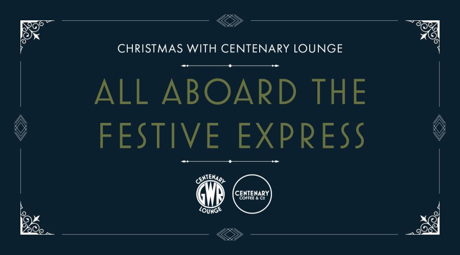 Centenary Lounge, All Aboard the Festive Express, Centenary Coffee Co, Art Deco Design