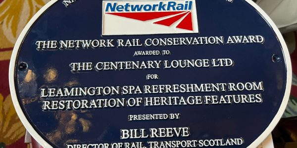Network Rail Award Plague