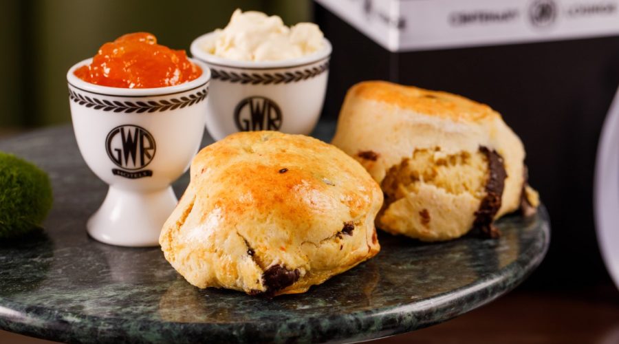 Chocolate filled treats at Centenary Lounge.